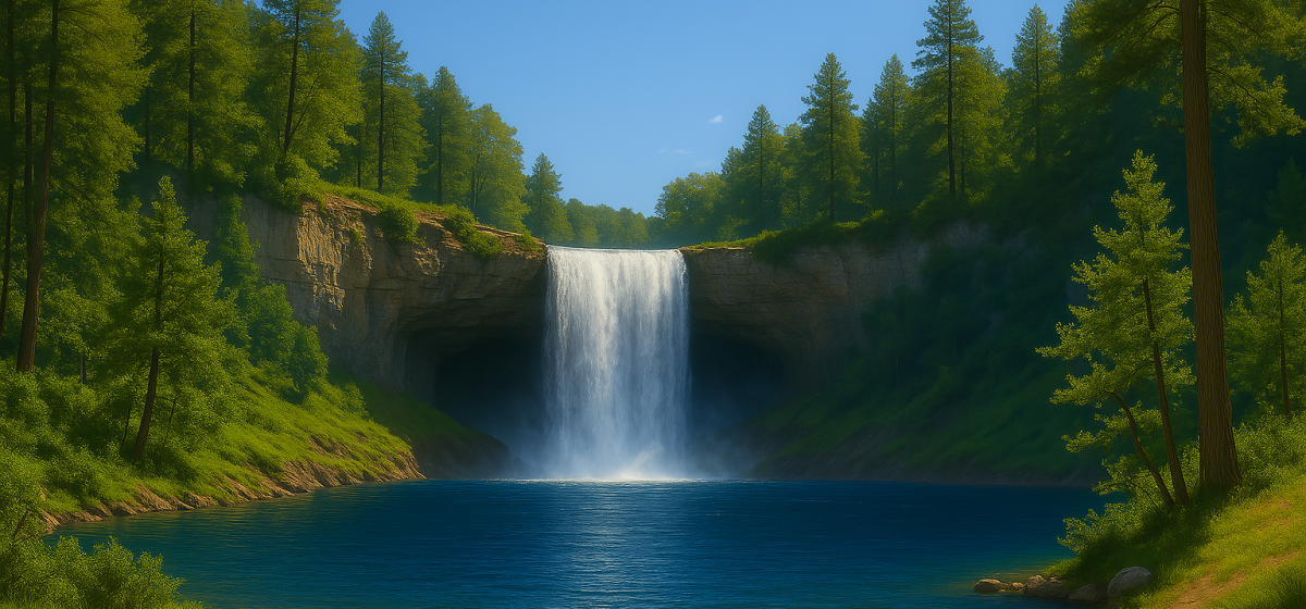 Méditation de la cascade par Karine Nahkag